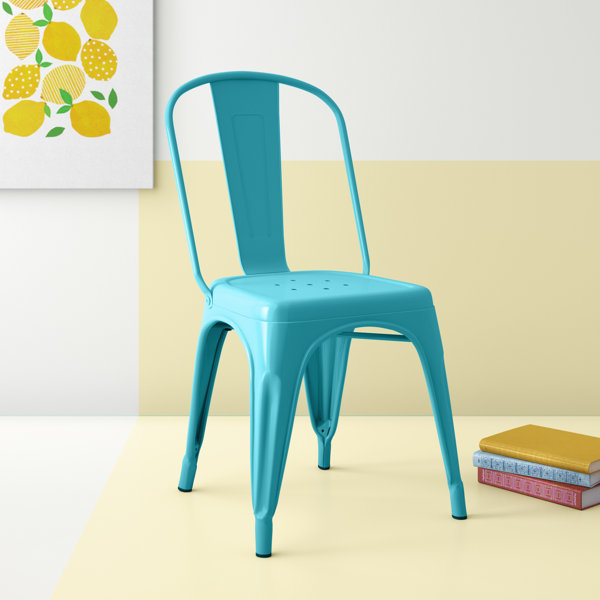 Hashtag Home Tollison Stacking Patio Dining Chair & Reviews Wayfair